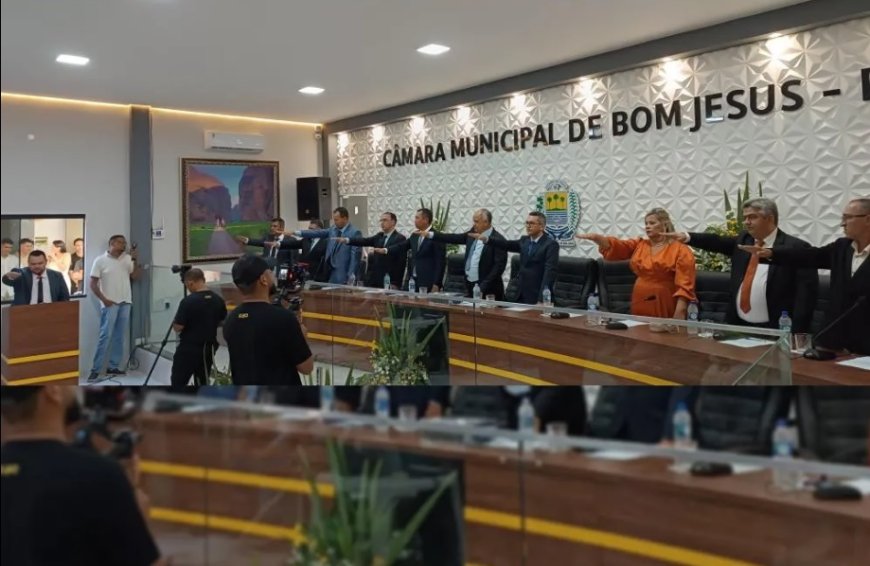 Vereadores de Bom Jesus tomam posse para a Legislatura 2025/2028